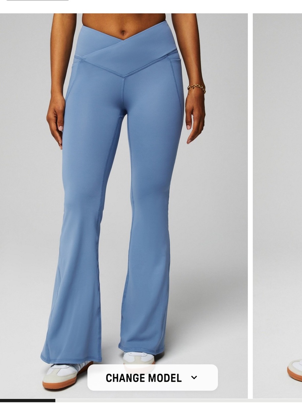 Fabletics PureLuxe High-Waisted Crossover Flare pants